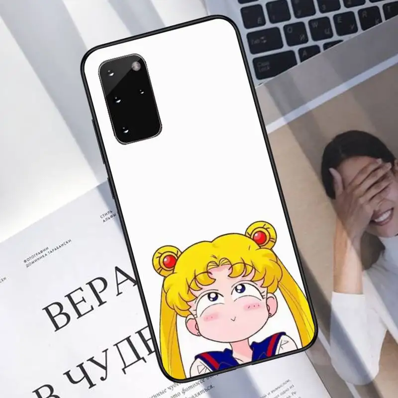 

Sailor Moon Phone Case For Samsung A40 A31 A50 A51 A71 A20E A20S S8 S9 S10 S20 Plus note 20 ultra