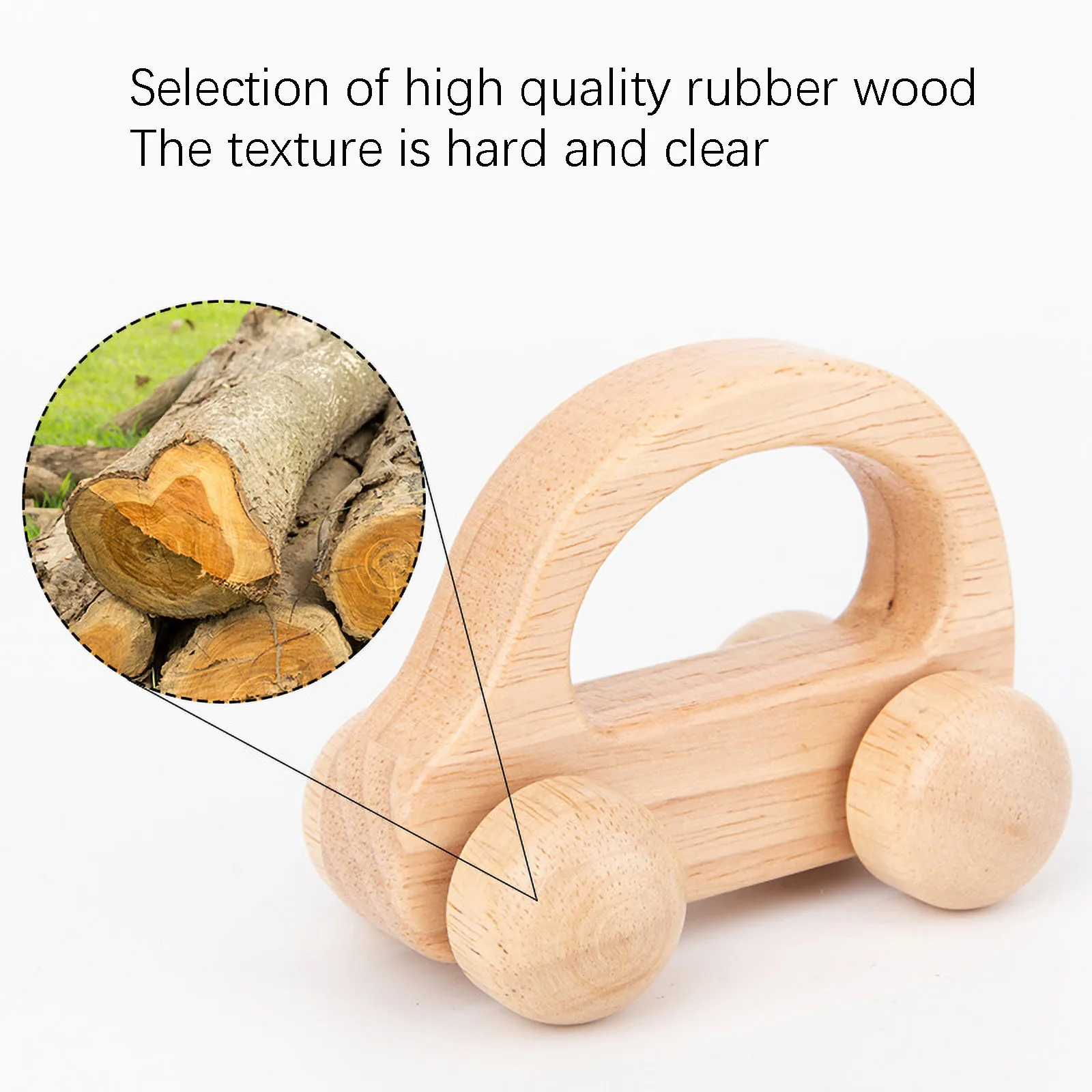 

Wooden Car Shape Beech For Babies Let's make Wooden Car Infants Toys Wood Rattle Toy Car Handmade Wood Eco Toy Bus Gifts #5