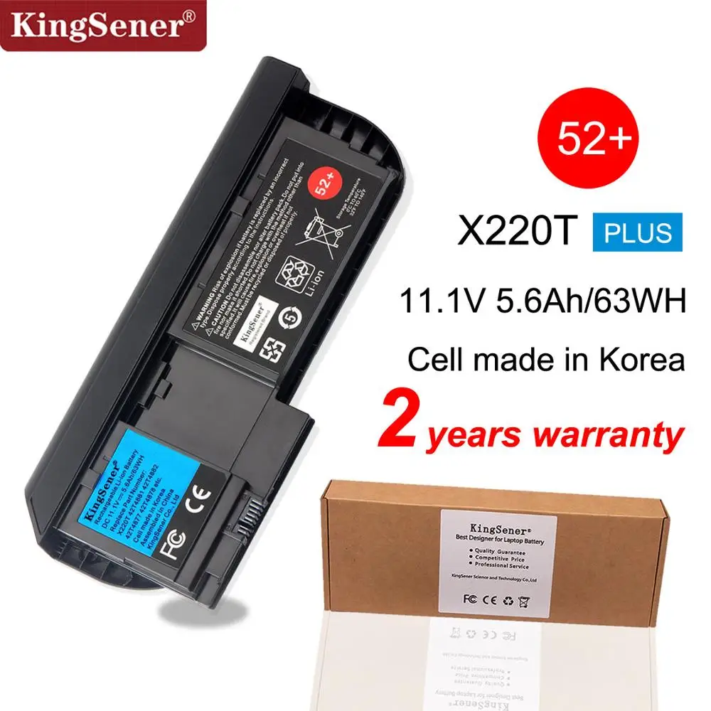 Аккумулятор для ноутбука Lenovo ThinkPad X220T X220 42T4881 42T4882 42T4877 42T4878 52 + 11 1 В 63WH 6