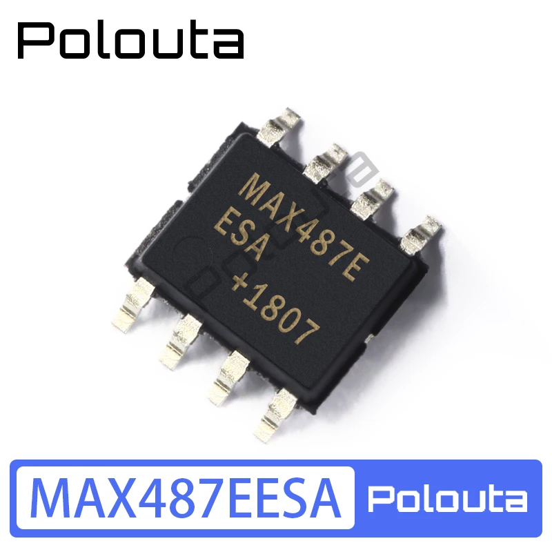 

5 Pcs Polouta MAX487EESA MAX487EESA+ SOP-8 RS-422/RS-485 Transceiver Chip Electronic Components Integrated Circuits Arduino Nano