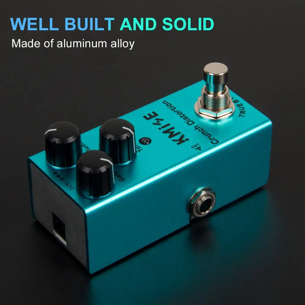 kmise mini elektrische gitarre effekt pedal verzögerungoverdrivecrunchverzerrungvintage phasertremolochorus dc 9v true bypass free global s