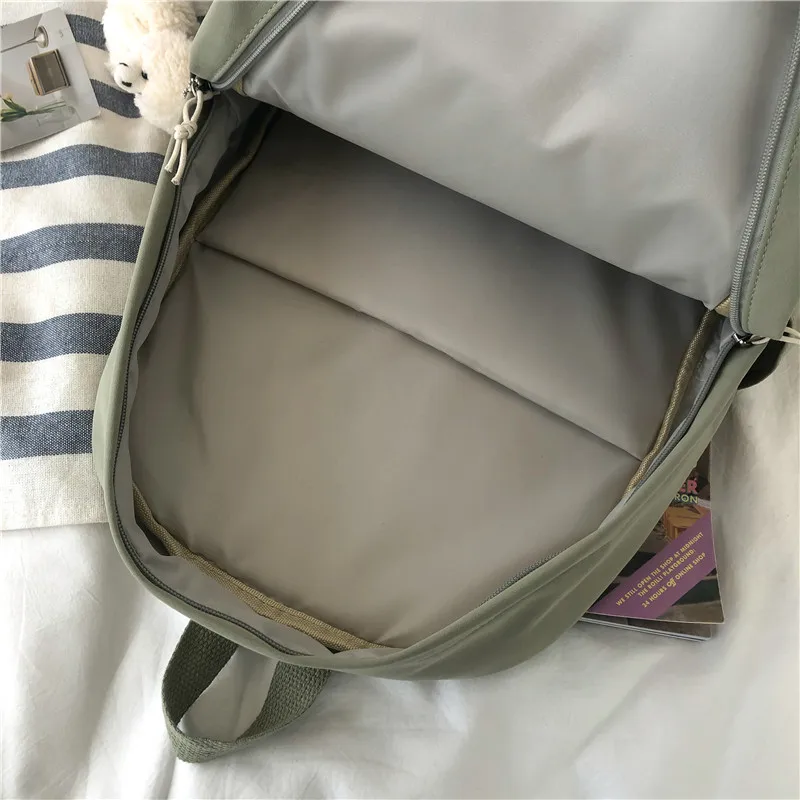 

Taoxiaolu Kawaii Women Backpack Fashion Nylon Waterproof Rucksack For Teenager Girl School Bag Cute Femal Bookbag Travel Mochila