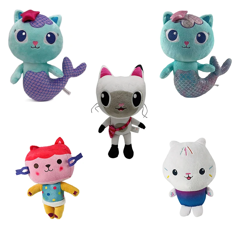 Новинка кукольный домик Gabby плюшевая игрушка Mercat Мультяшные мягкие животные
