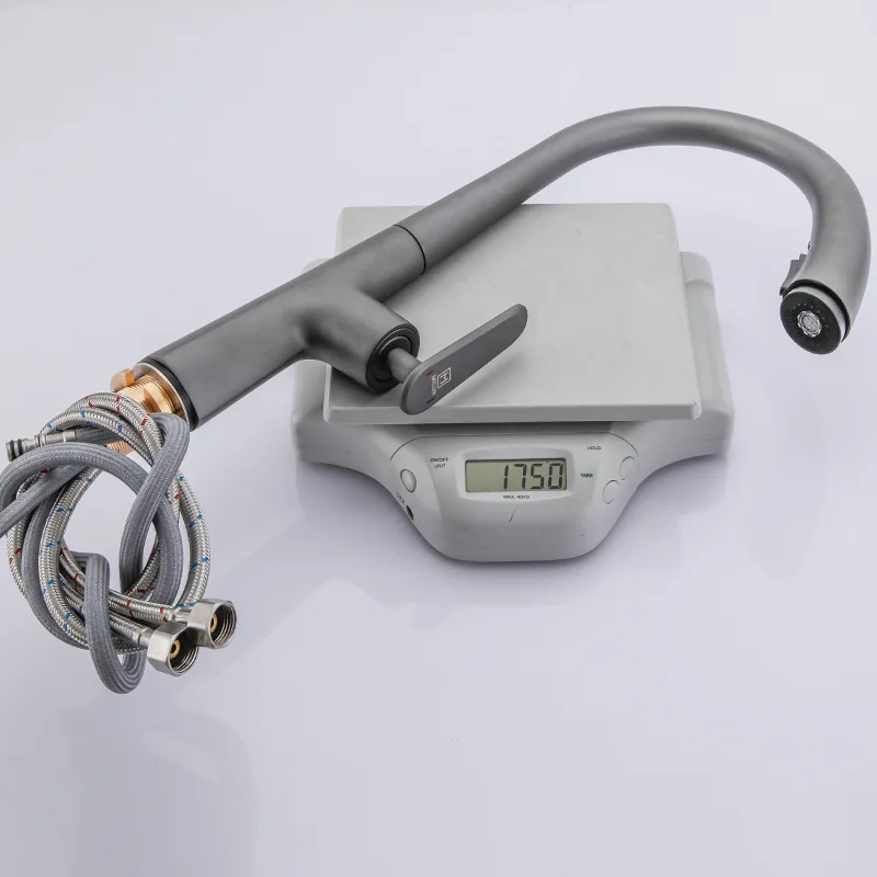 Смеситель для кухни черный кухонный кран смесители горячей и холодной воды