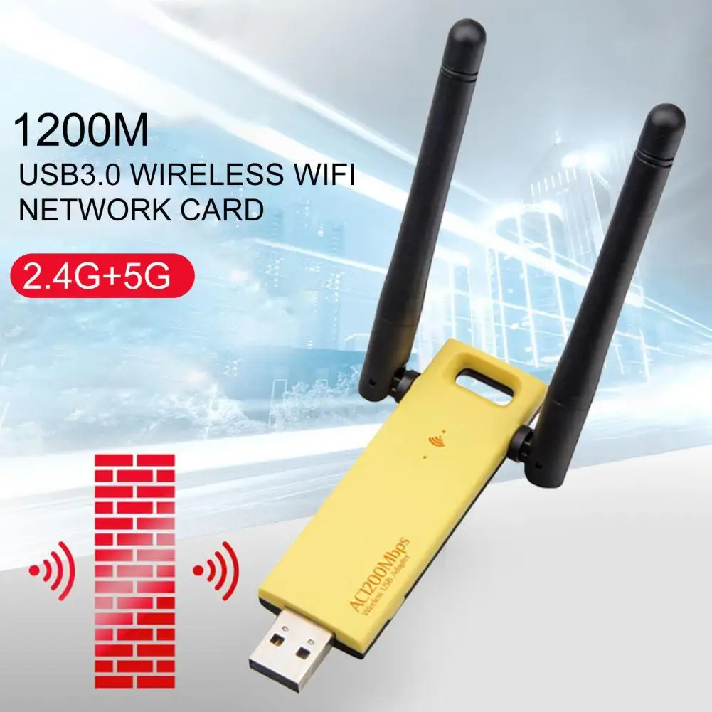 Wireless Adapter Lightweight Portable Anti-interference 2.4GHz WiFi Dongle   Network Card  WiFi Transmitter 1pc 2 4g 2450mhz bandpass filter wifi zigbee anti interference special