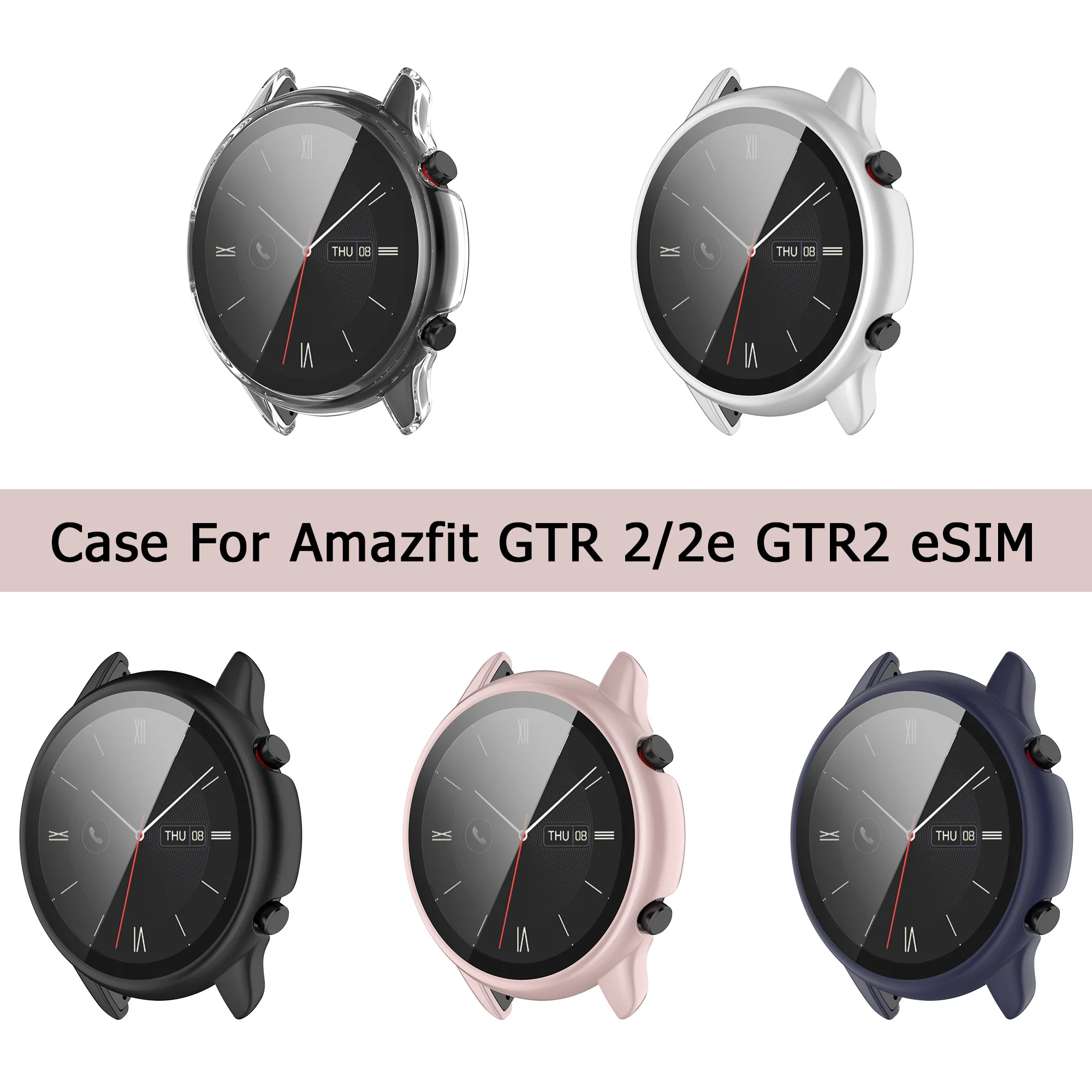 Защитный чехол для Amazfit GTR2 eSIM закаленное стекло Защита экрана Xiaomi GTR 2 2e Защитная