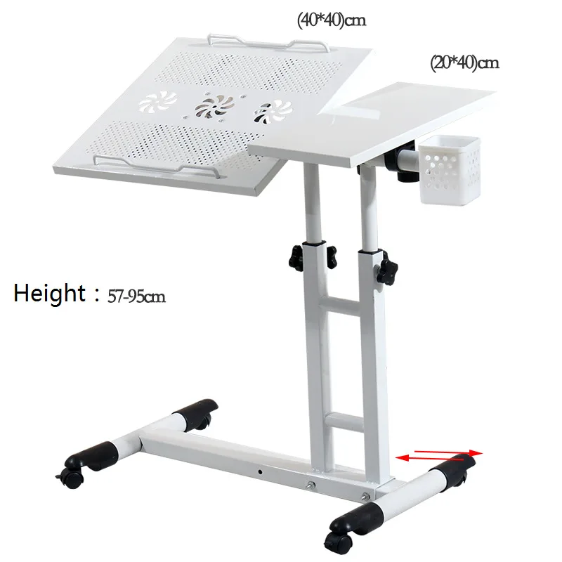 Офисный письменный стол прикроватный столик маленький Регулируемый для