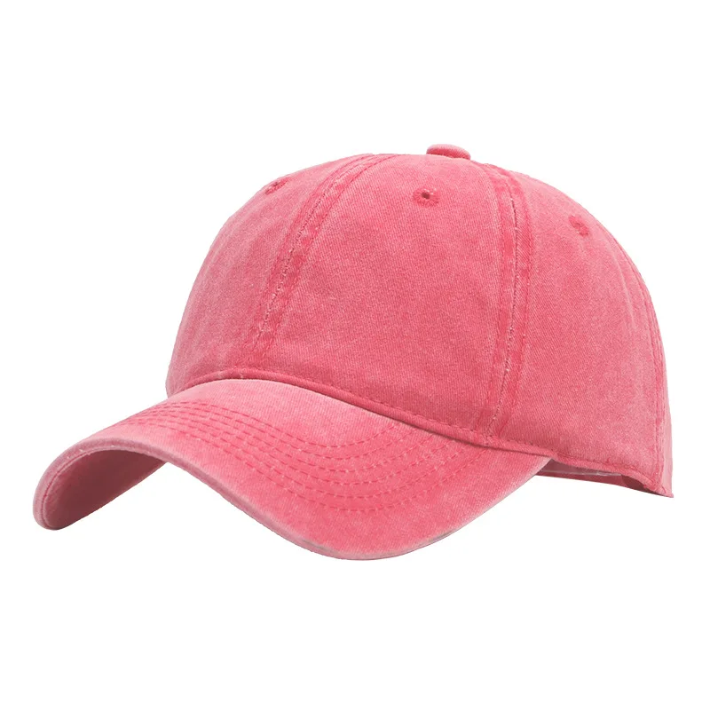 

New Hat Men Summer Solid Color Denim Washed Cowboy Baseball Cap Casual Sun Hat Curved Brim Caps For Women