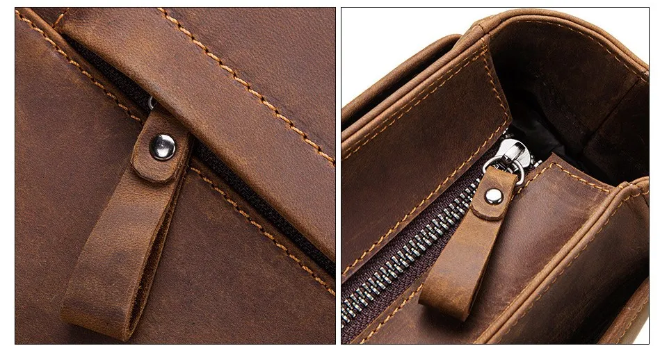 

cow leather large capacity men laptop bag office business briefcase bags