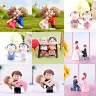 Миниатюрный стул для влюбленных, старые парные фигурки животных, домик, сказочное дерево, сад, миниатюры, Террариум, экшн-фигурки сделай сам, декор микроландшафта, 1 комплект