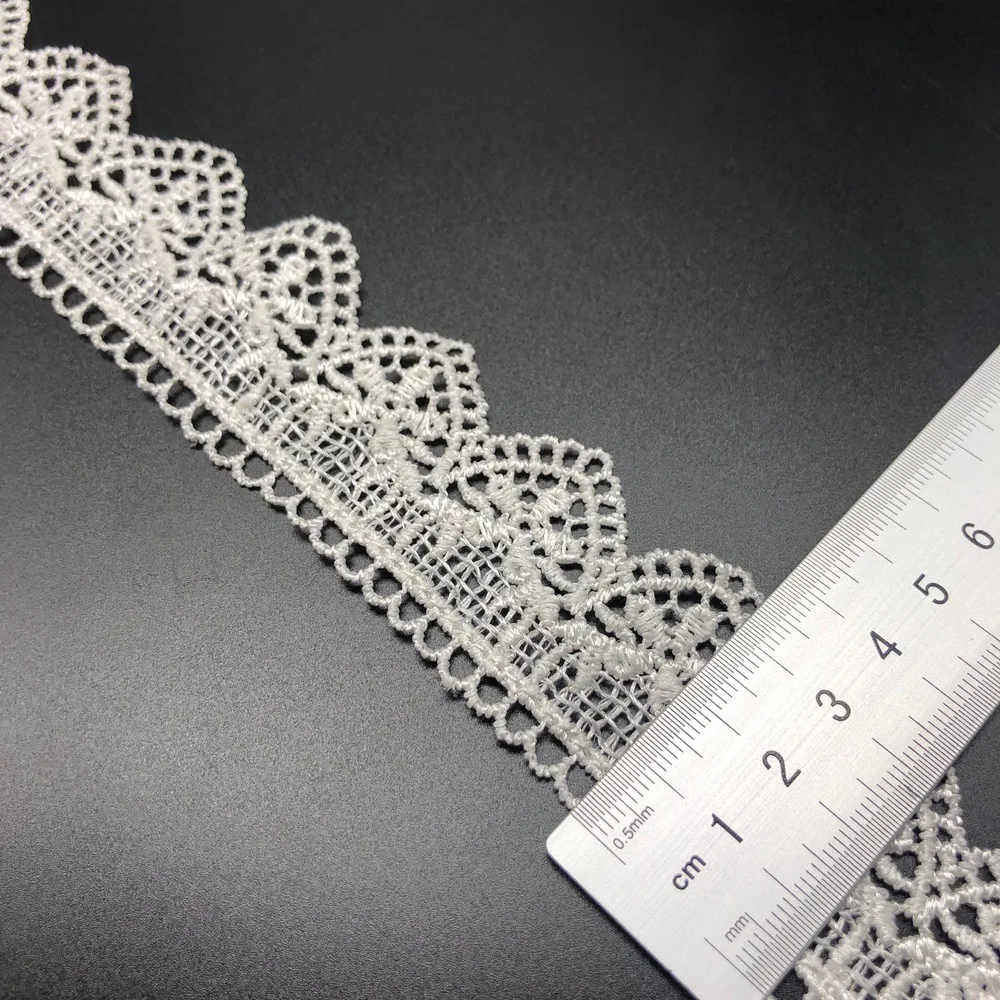 3.8CM Width Polyester Lace Fabric Trim Ribbons DIY Sewing Handmade Craft Materials | Дом и сад
