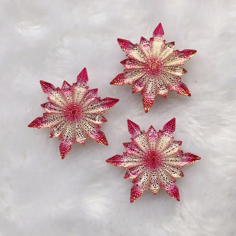 10 шт. 32 мм цветы с плоской задней стороной акриловые разразразные искусственные