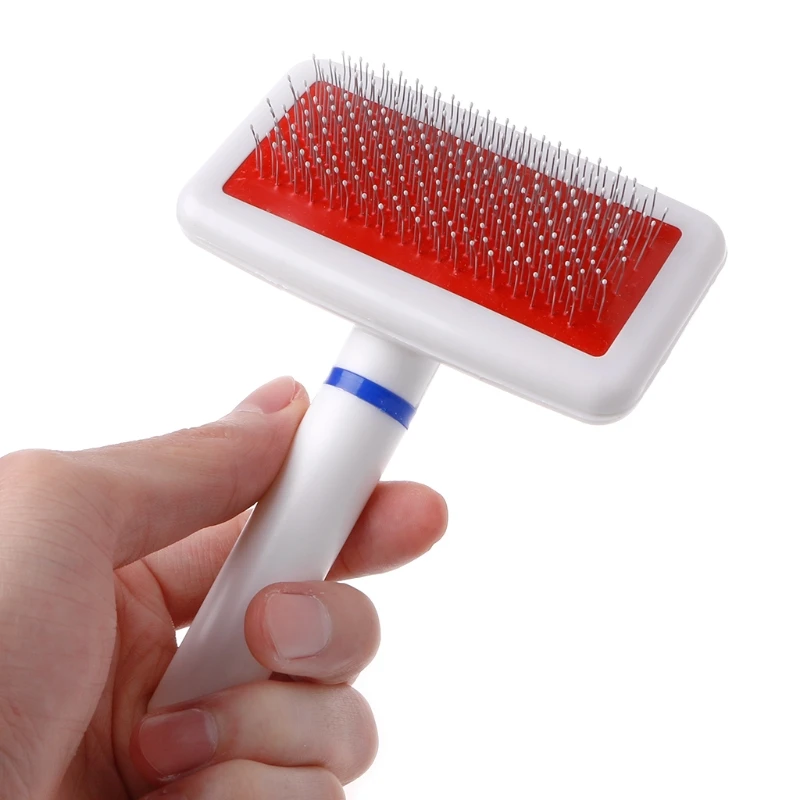 

Pet Dog Cat Puppy Hair Shedding Grooming Trimmer Fur Comb Brush Slicker Tool D7WE