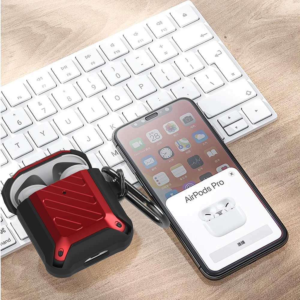 

New Cover For Airpods Case Soft Anti-fall Cover For Apple AirPods 2 Case Wireless Earphone Accessories With Keychain black