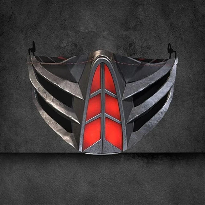 Костюм для косплея Mortal Kombat из фильма Скорпион Sub-Zero Пылезащитная маска унисекс |