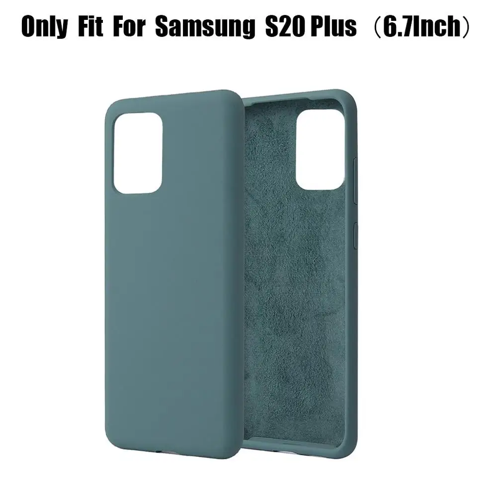 Защитный чехол из жидкого силикона для Samsung S20Plus 6 7 дюйма Аксессуары мобильных