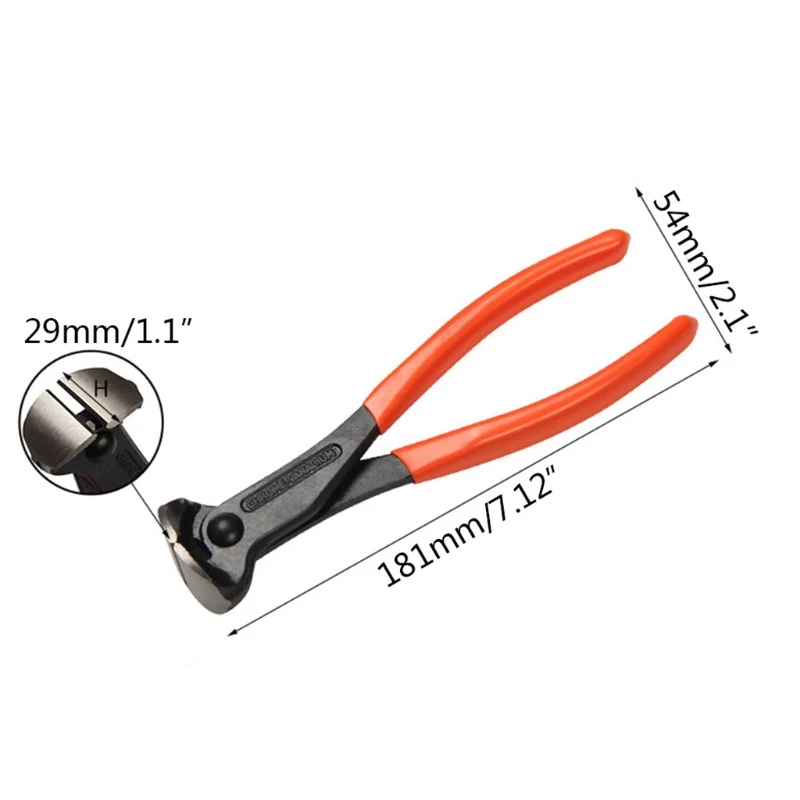 

7" Professional Guitar Fret Wire End Cutter Luthier Tool Nipper Puller Plier String Scissors