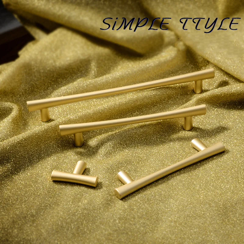 Мебельные ручки для шкафов шампанское золото дверные гардероба | Обустройство