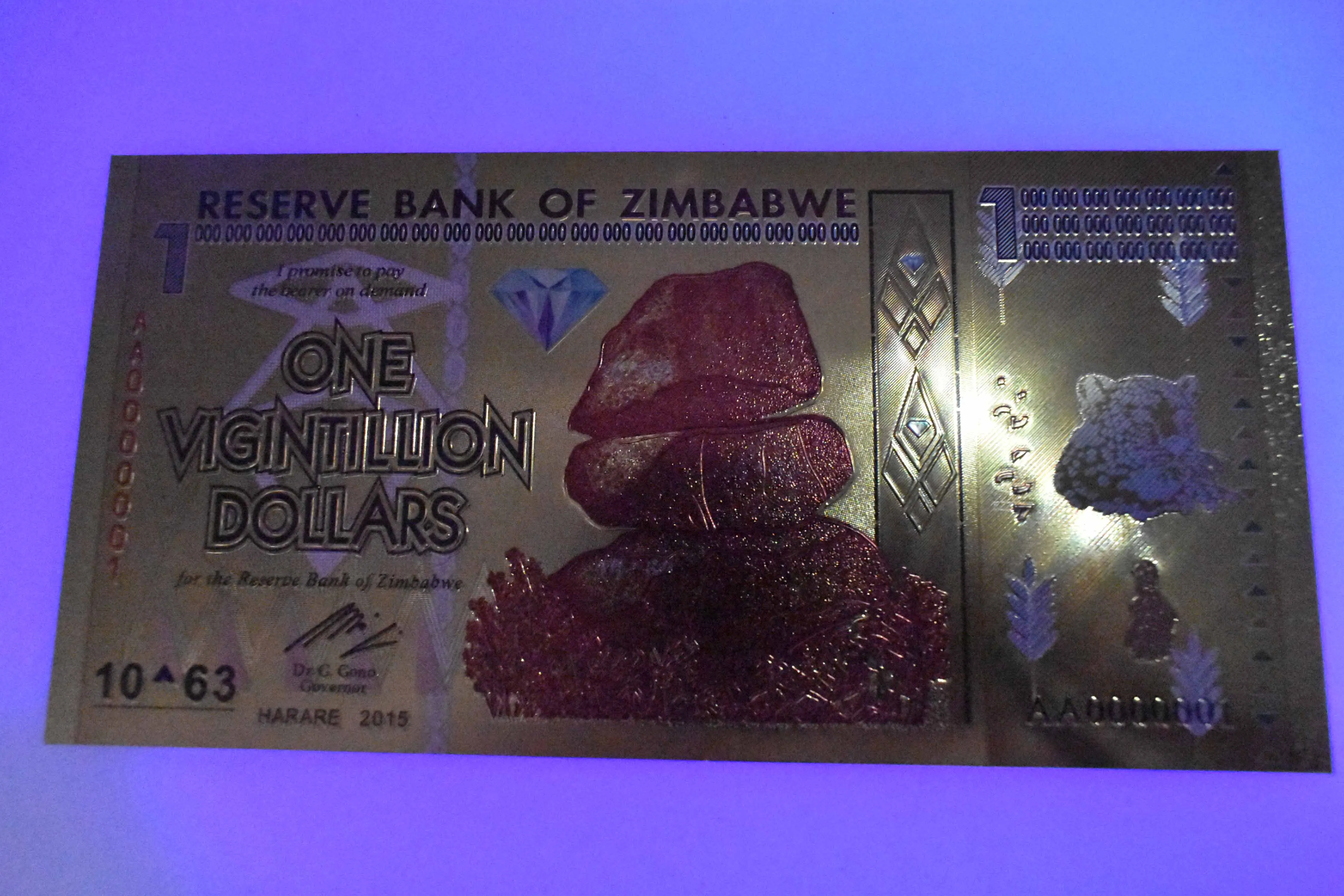 Праздничные подарки 24K позолоченные доллары высококачественные банкноты