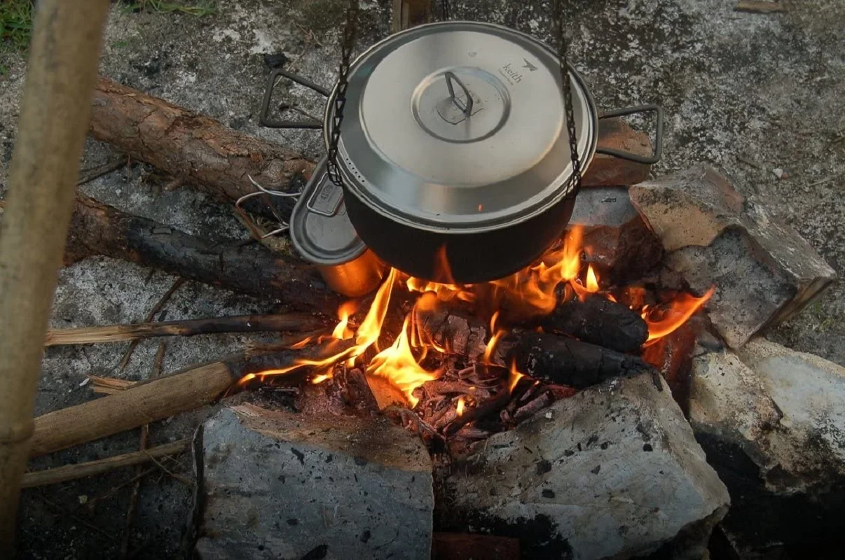 Keith Ti6018 титановая суповая кастрюля Ультралегкая посуда для кемпинга 2500