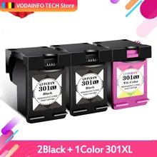 QSYRAINBOW  Compatible 301XL Ink Cartridge Replacement for HP 301 XL for hp301 DeskJet 1050 2050 3050 2150 3150 1010 1510