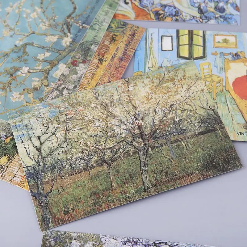 30 листов картины знаменитого человека ретро винтажная открытка Рождественская