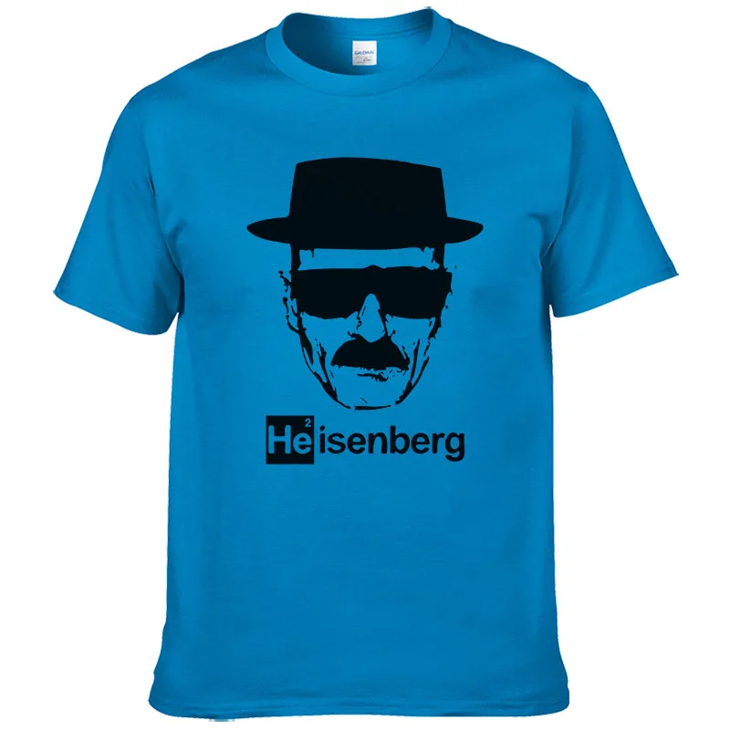 Heisenberg Футболка мужская повседневная хлопковая футболка с коротким рукавом