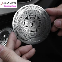 jrel car style for amg mercedes benz brabus maybach w212 w205 w213 glc 4pcs car door loudspeaker cover sticker speaker cover
