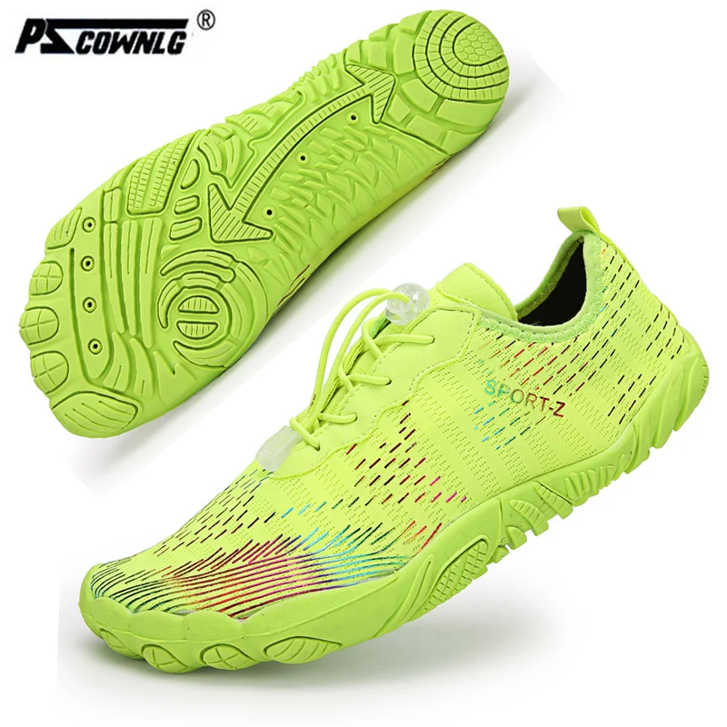 Легкие кроссовки для мужчин и женщин быстросохнущие Нескользящие сетчатые