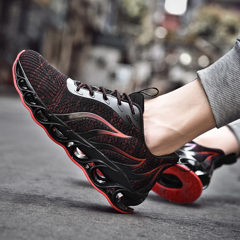 

Fashion Men's Casual Running Sport Shoes Cushion Breathable Athletic Training Shoes