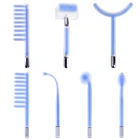 Дарсонваль, высокочастотный неоновый аргон для лица грибовидный электрод насадка синие трубки лампа массажера уход за кожей лица