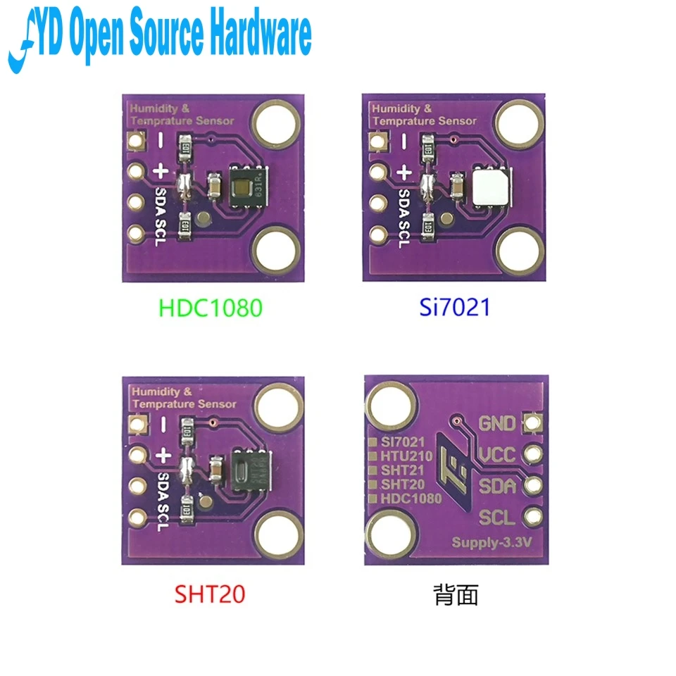 1 шт. HDC1080 Si7021 SHT20 датчик температуры и влажности Модуль IEC цифровой высокой