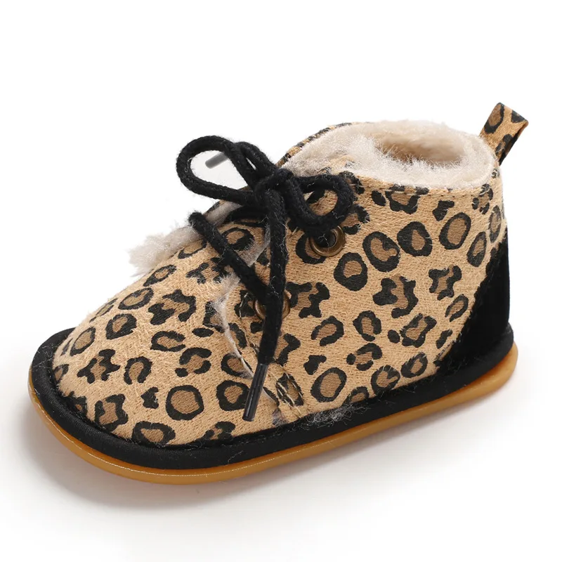 Unisex Toddler Shoes Boy Soles Thicken Babies Shoes for Baby Girl Cotton Fabric Winter Newborn Infant Baby Girl Boots