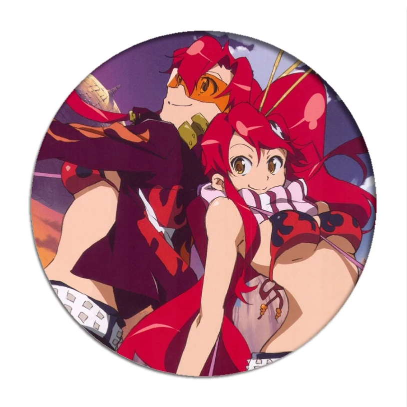 Брошь Tengen Toppa Gurren Lagann Значки для косплея Simon Коллекция сумок Kamina бюстгальтер