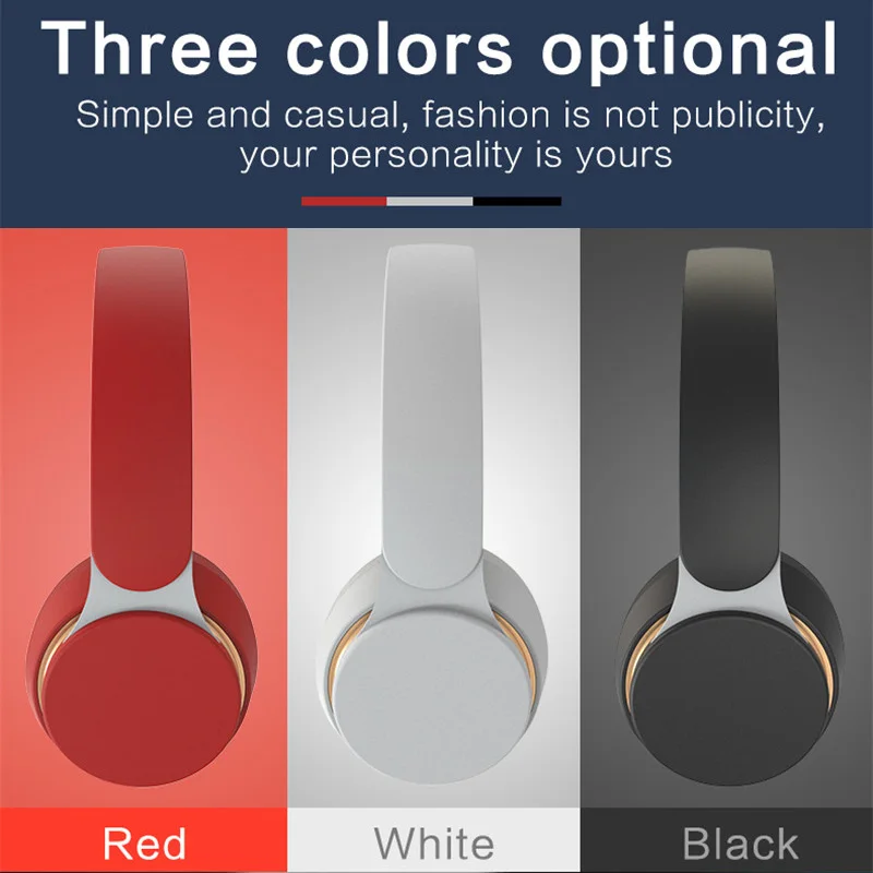 Bluetooth наушники беспроводная гарнитура портативная складная поддержка TF карта