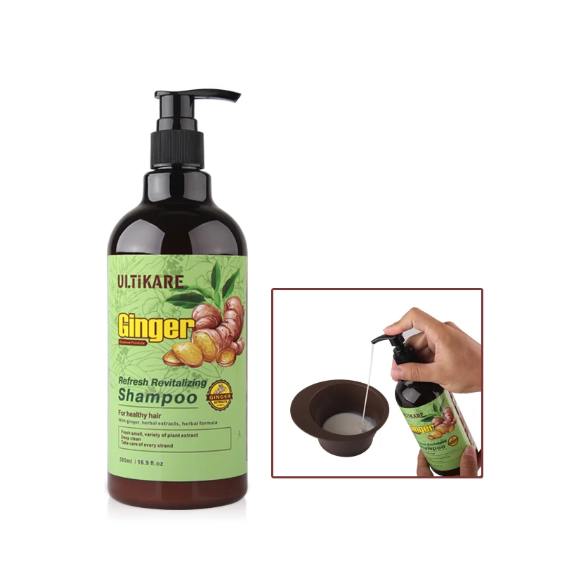 Шампунь для имбиря освежающий 500 мл добавляют растительный фактор свежий запах