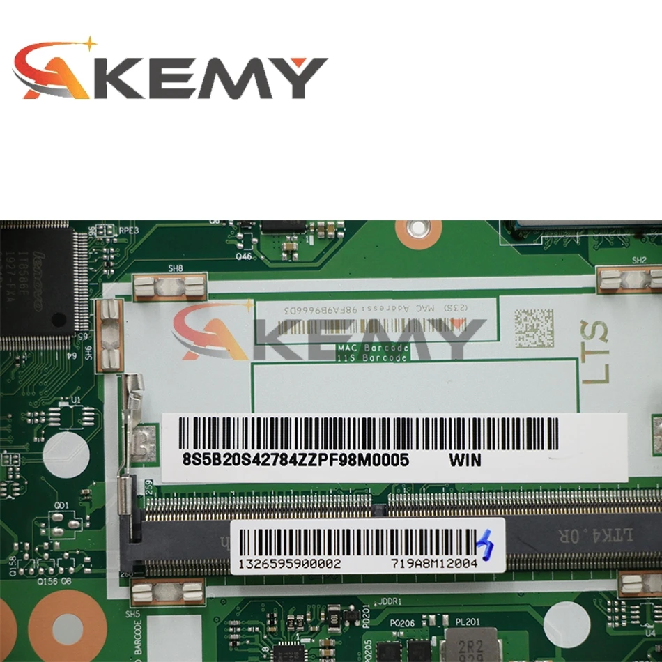 NM-C511 для Lenovo ideapad S145-14API Материнская плата ноутбука с процессором R5 3500U UMA 4G DDR4 100%
