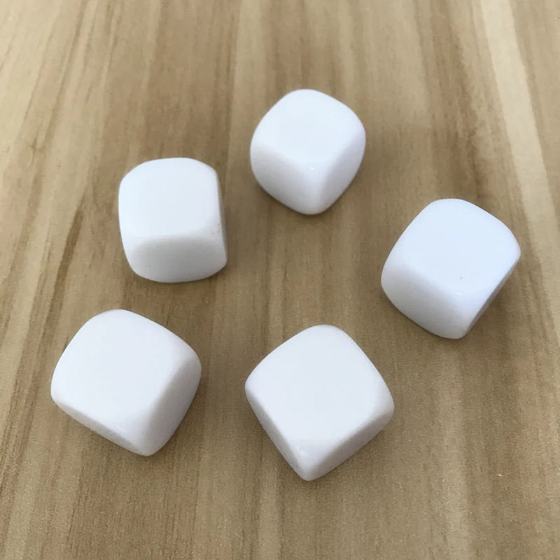 Новинка 100 шт./лот высококачественные 20 мм белые пустые кости могут писать и