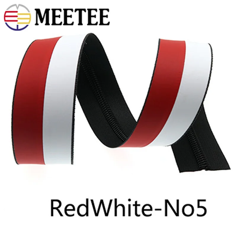 Meetee 2 метра 3 #5 # нейлоновая катушка водонепроницаемая молния с цветным кодом