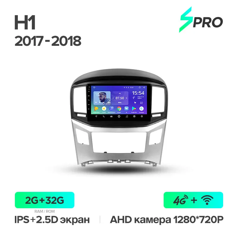 TEYES SPRO для hyundai H1 2 Starex- Android навигация gps Нет 2 din dvd Автомобильный радио мультимедиа видео плеер - Цвет: H1 SPRO 32G