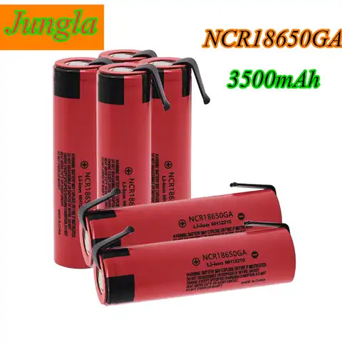 2020 NCR 18650GA 20A разряд 3,7 в 3500 мА/ч 18650 аккумуляторная батарея, аккумуляторная батарея для игрушечного фонарика, литиевая батарея с плоским верхо...