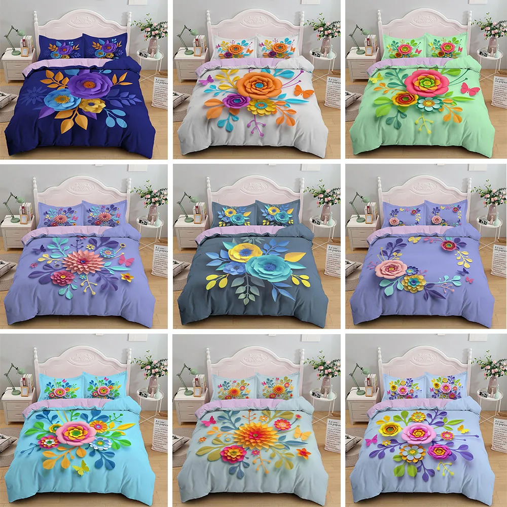 2/3 шт. Комплект постельного белья с пододеяльником и наволочкой|Комплекты белья| |