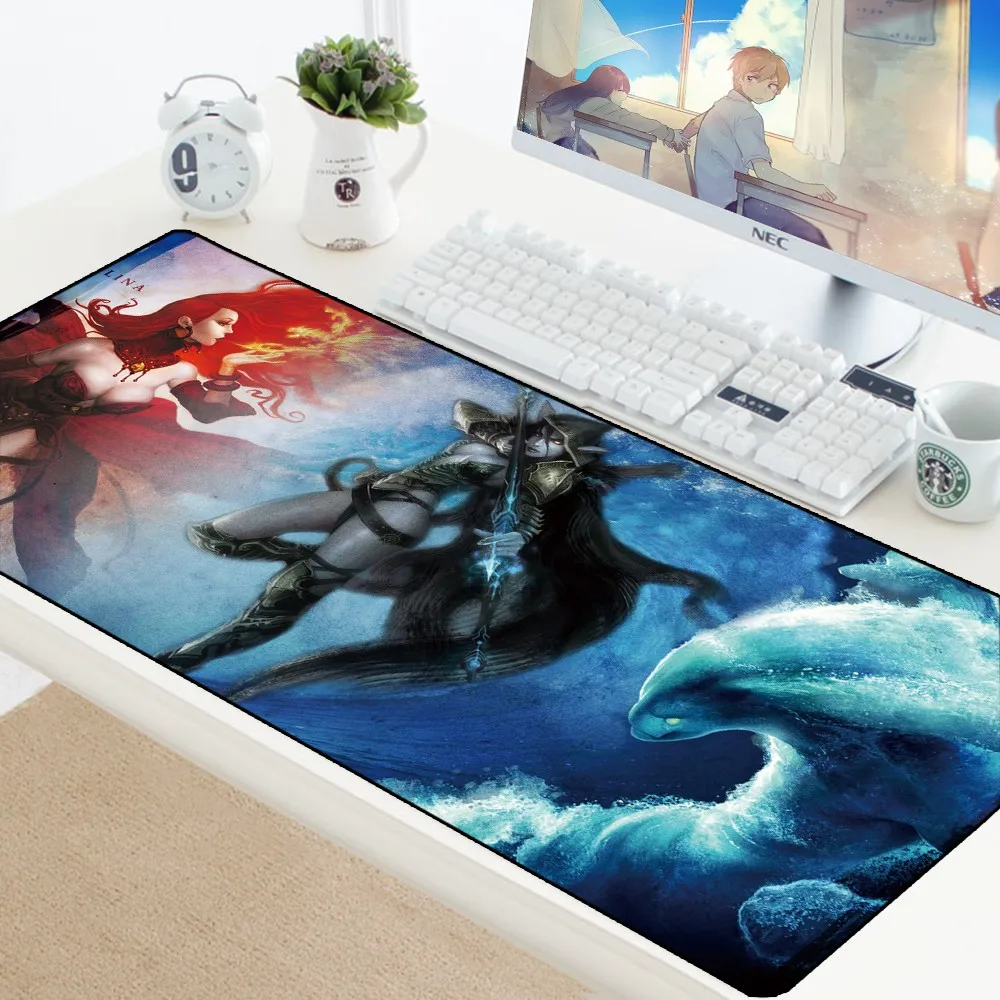 Коврик для мыши Dota 2, скоростной игровой коврик, большой коврик для мыши XL, резиновый коврик для мыши для ноутбука, коврик для клавиатуры, игровой коврик для геймеров, большой Настольный коврик для мыши