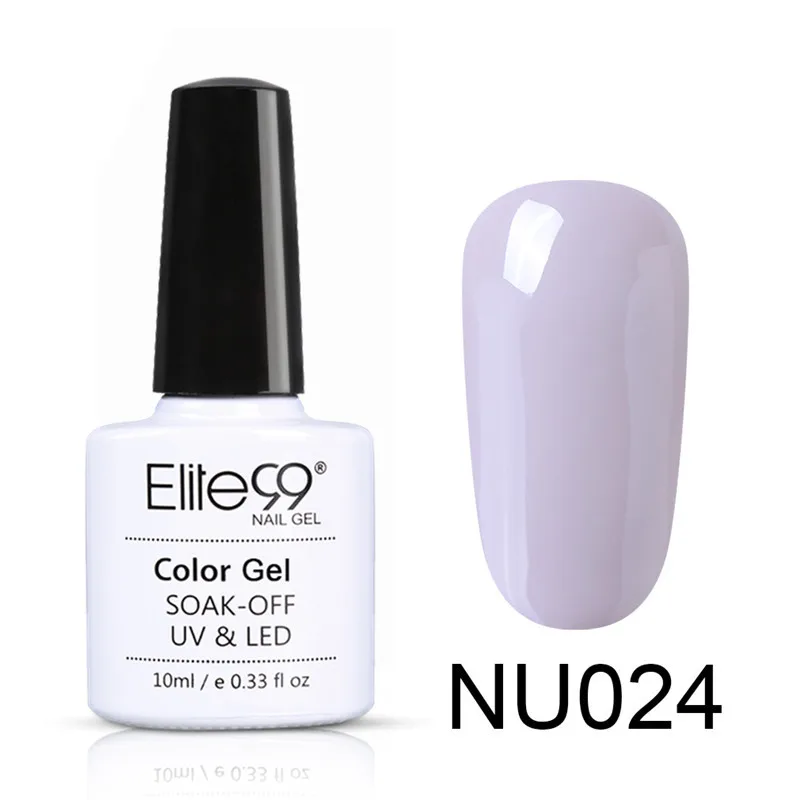 NU024 Elite99 Гель-лак для ногтей, 10 мл, гель телесного цвета, базовый гель, гибридный гвоздь, блестящий Гель-лак для лаки для ногтей - Цвет: NU024