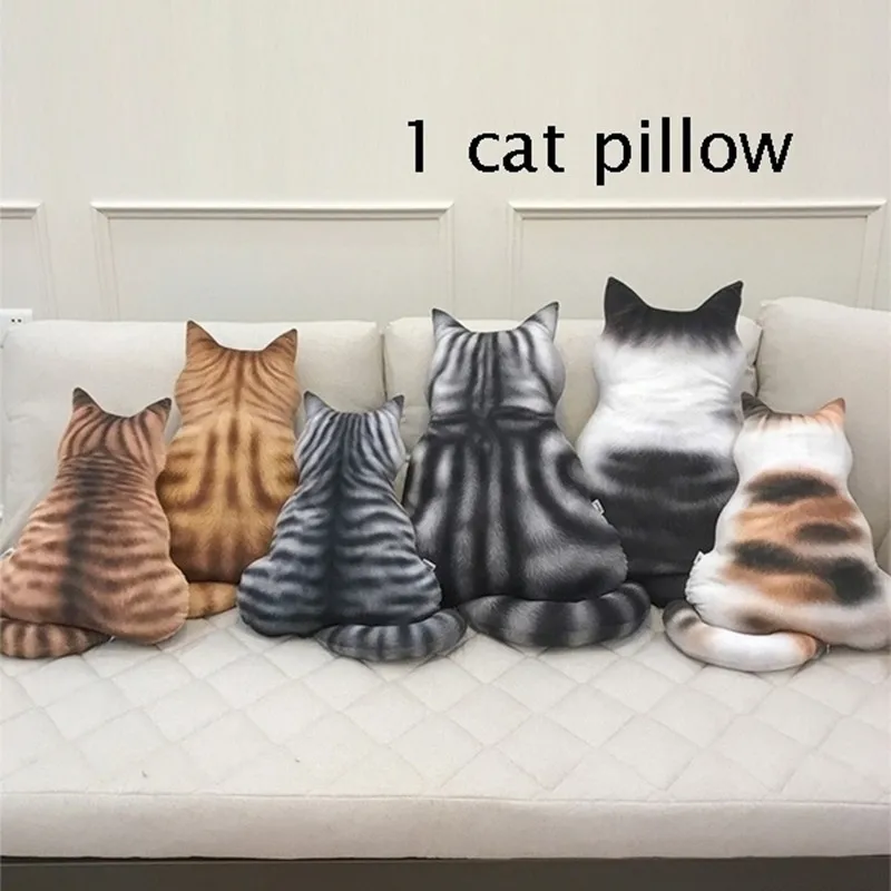 1 шт. 3d-принт накладка на заднюю панель для кошки плюшевая игрушка подарок