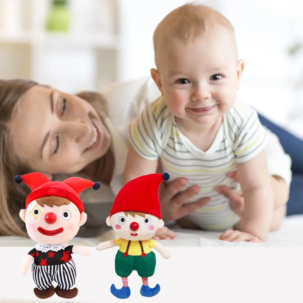 Милая плюшевая кукла клоуна детская история Интерактивная для родителей и детей