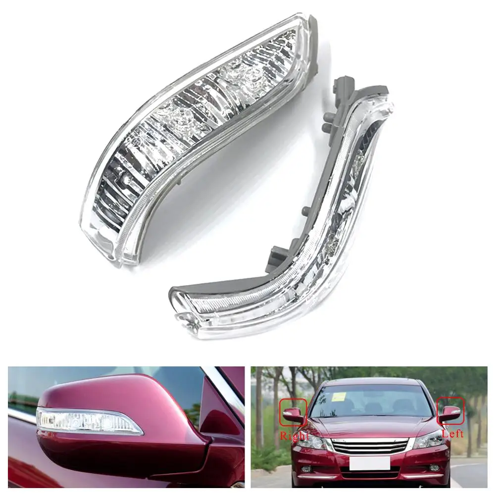 

Exterior Rear View Mirror LED Turn Signal Light Flasher Marker Lamp Blinker for HONDA ACCORD 2008-2013 for Acura RL 2007-2009