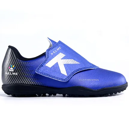 KELME/Детские футбольные бутсы; мужские и женские кроссовки; футбольная обувь; детская спортивная обувь на липучке; 6993349 - Цвет: Blue