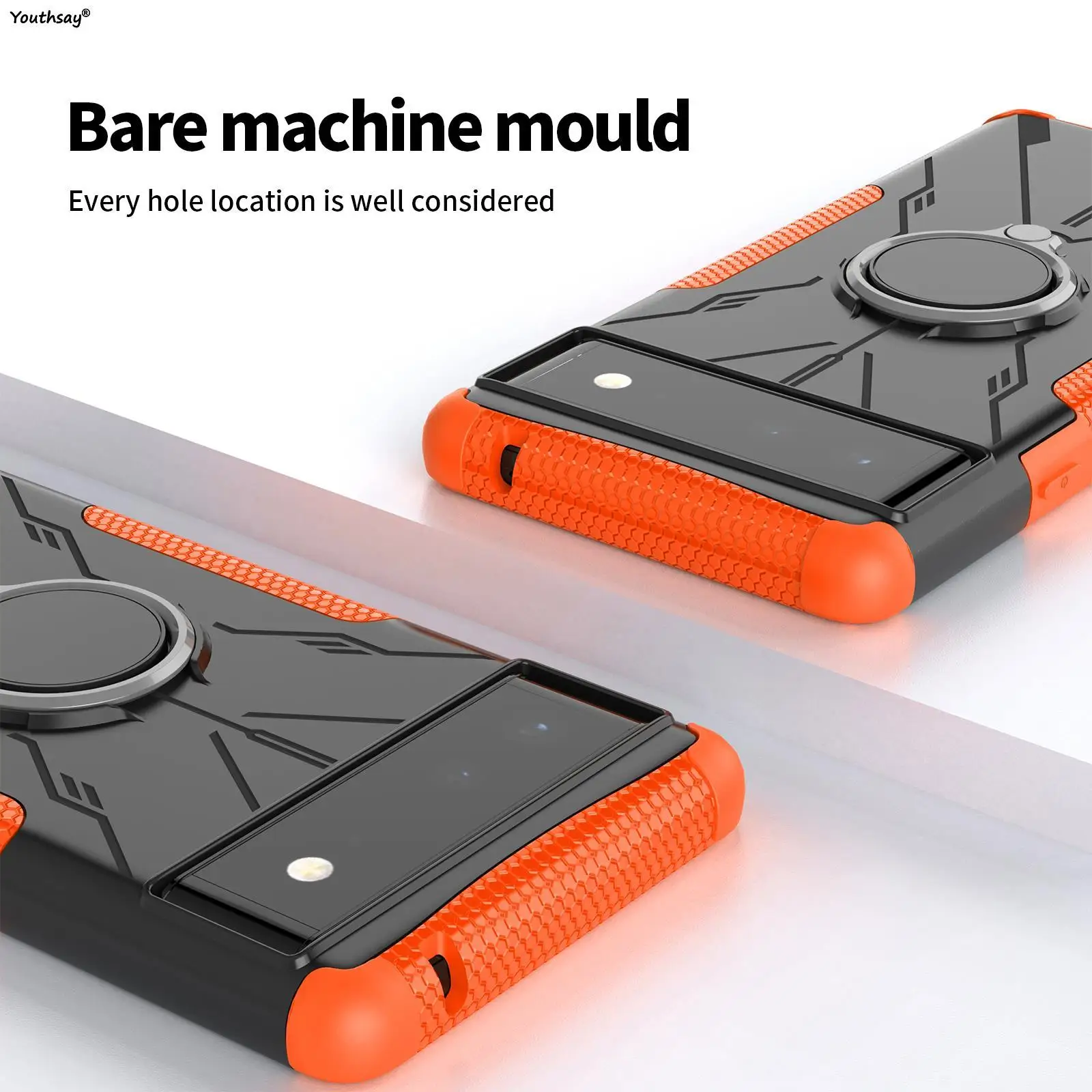 For Google Pixel 6 Case Cover For Google Pixel 6 Cover Coque Funda Ring Armor Shockproof Protective Phone Bumper For Pixel 6