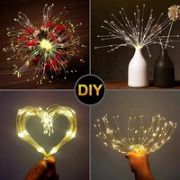 120200 led string lights waterproof warm white firework aa battery copper wire christmas wedding party garland fairy light lamp